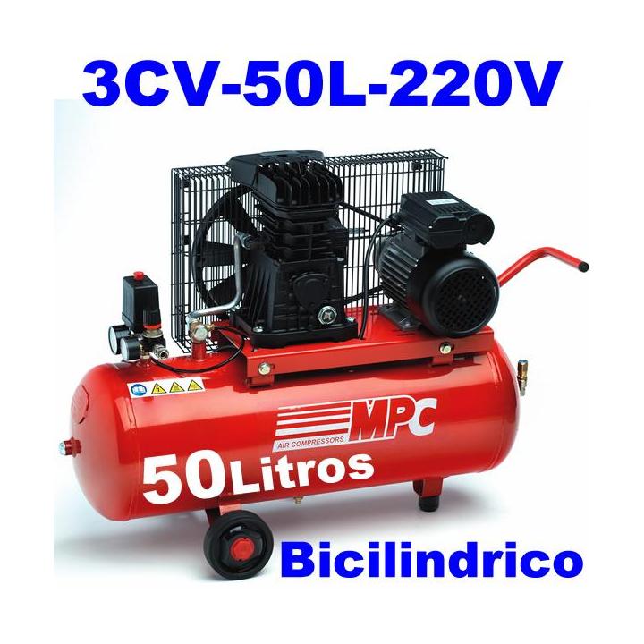 Compresor MPC monofásico bicilíndrico de 50 litros SNB5035M