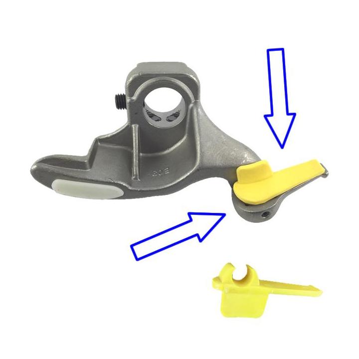 Plásticos de nylon universales para uña de acero, 5 uds.