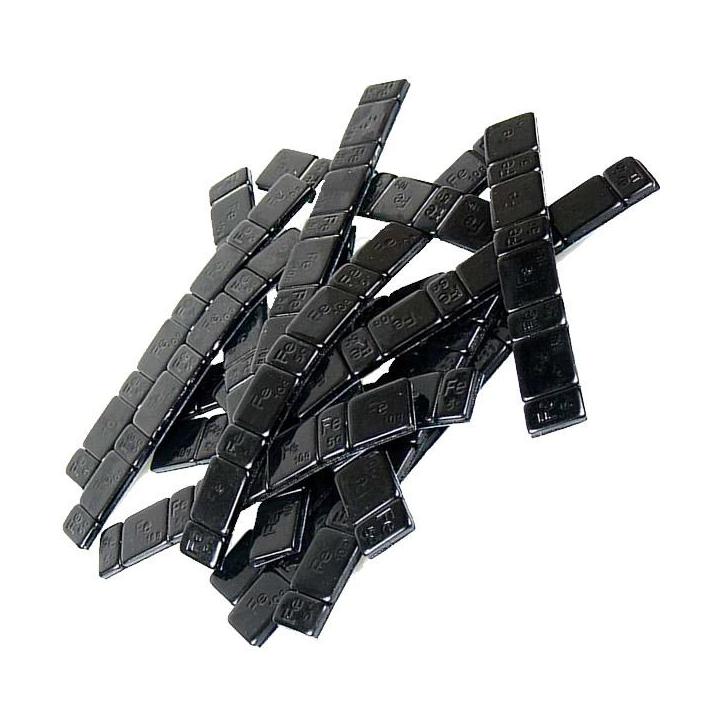 Contrapesas adhesivas de hierro, en tira de 60 gr (5-10-5-10...) 100 tiras