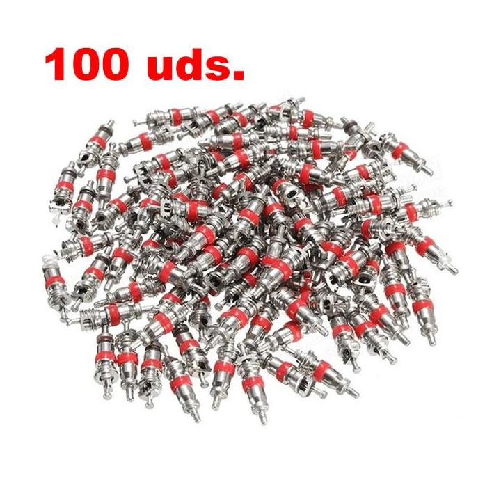 Obuses de válvula inoxidables caja 100 uds