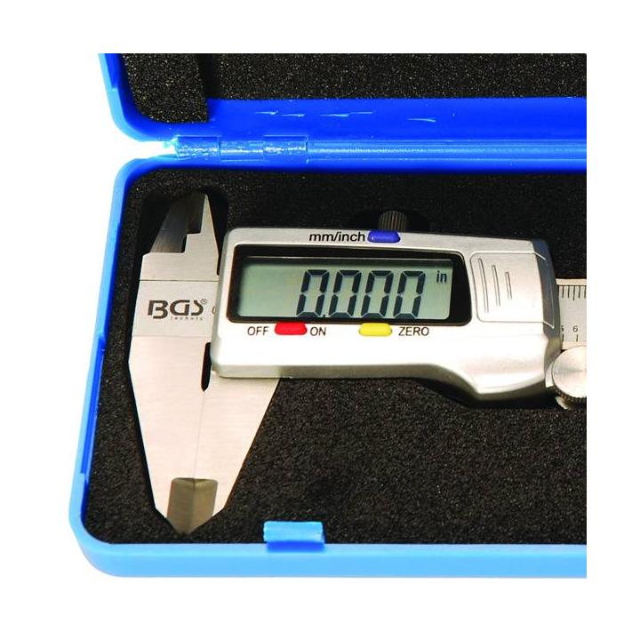 calibre digital 150 mm pantalla extralarga doble escala mm pulgadas