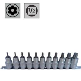 Juego de 11 puntas cortas Torx Plus en vaso de 1/2