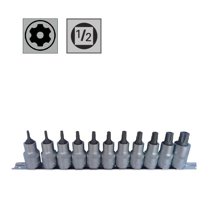 Juego de 11 puntas cortas Torx Plus en vaso de 1/2