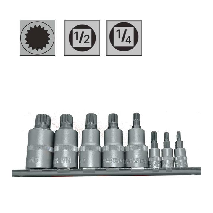 Juego de 11 puntas cortas Torx Plus Inviolable en vaso de 1/2