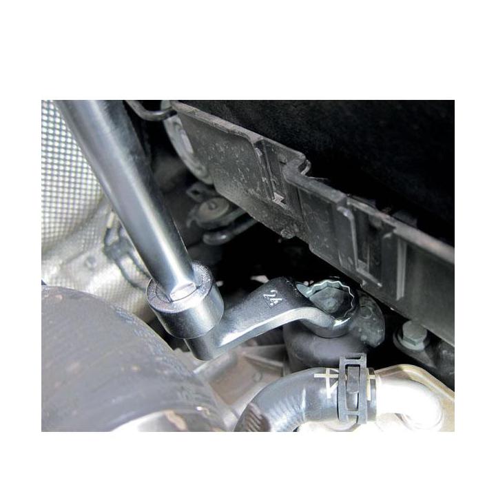 Llave de filtro 24 mm Bi-Hexagonal versión corta 100 mm para caja de cambios DSG VAG