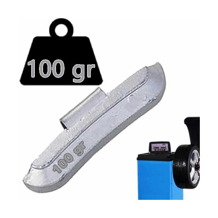 Contrapesa de 100 gramos para calibración de equilibradora