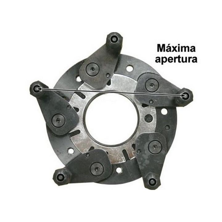 centrador llantas ciegas eje 40mm insercion conica equilibradora