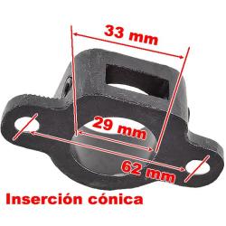 Acople adaptador cónico para la uña de nylon 44221618 para Accu Turn, Snap On, John Bean, GS Boxer y otras.