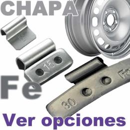 Contrapesa de clip de 5 gr. para llanta de chapa de acero, 100 uds.