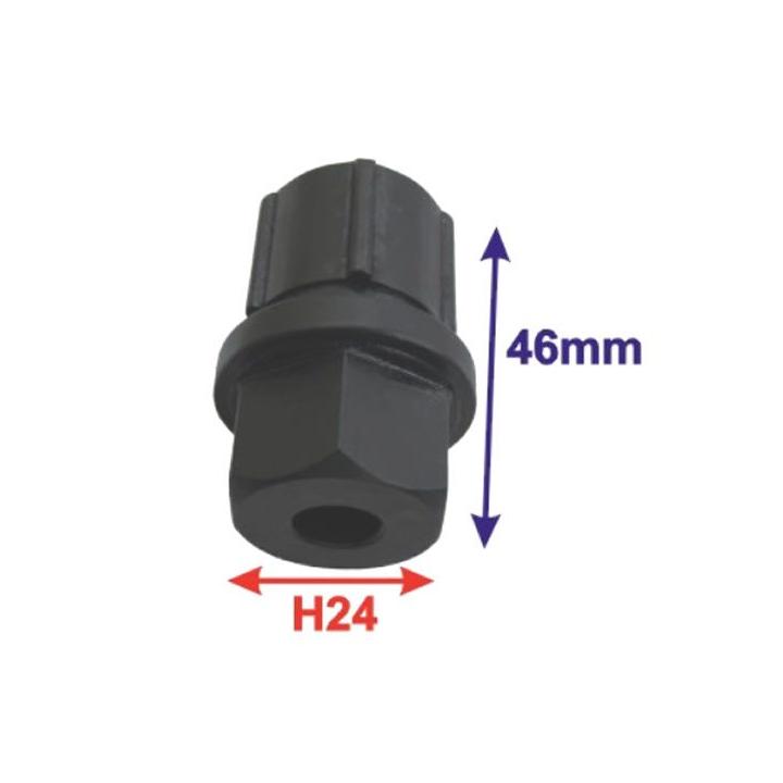 Vaso para ajuste de caliper de freno Knorr-Bremse con punta de 5 dientes
