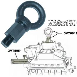 Util de elevación y desmontaje para caja de cambios VOLVO. Rosca de M20x150