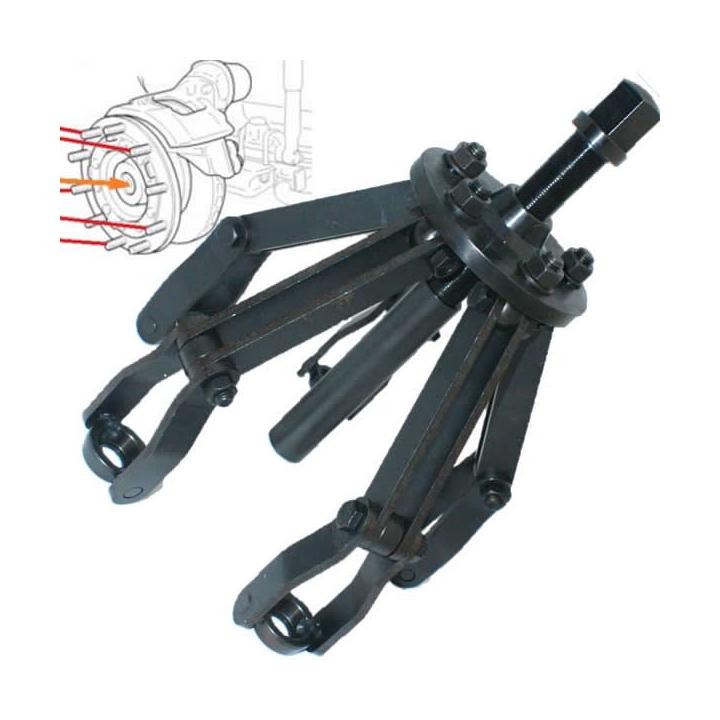 Extractor universal de bujes y cubos de ruedas 30Tn camiones y autobuses