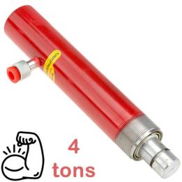 Cilindro hidráulico profesional 4T vástago 15 cm Ø35-40 mm industrial