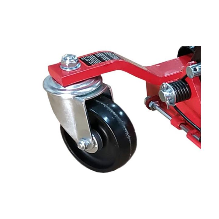 Porta coches hidráulico 680 kg con ajuste de llanta hasta 12 pulgadas y sistema de cierre seguro