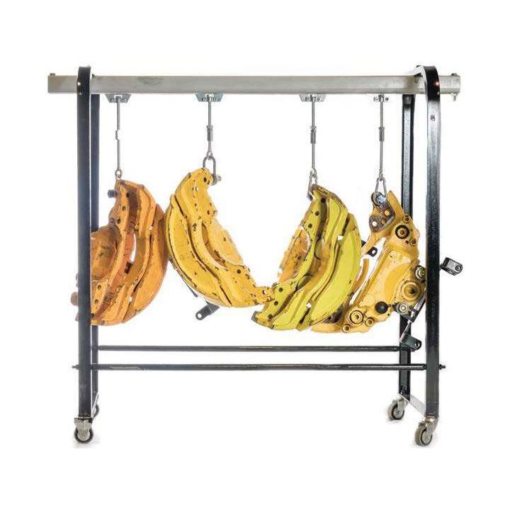 Transportador y soporte universal de pinzas de frenos
