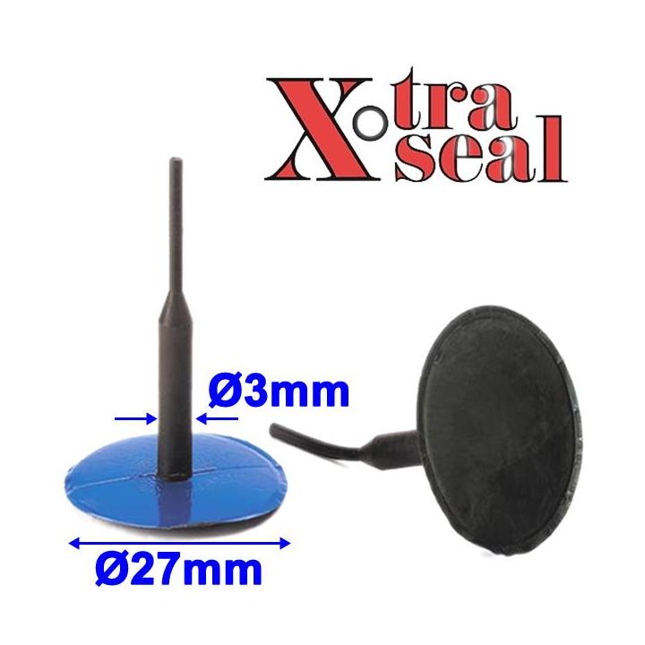 parche tipo seta 27mm x 3mm caja 20 unidades