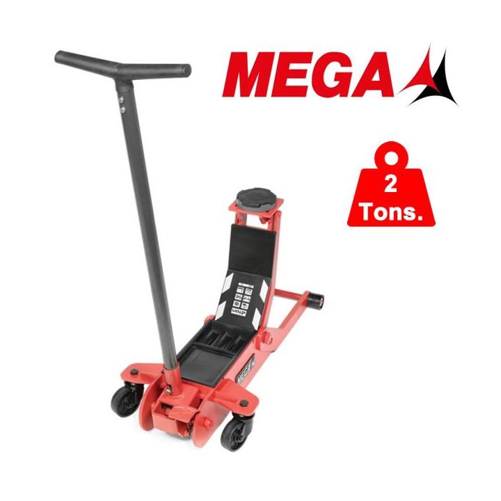 Gato de carretilla MEGA de 2 toneladas ULTRA BAJO 70 mm.