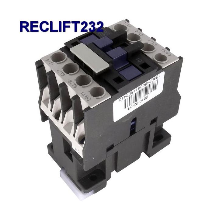 Contactor eléctrico  para cuadro de maniobra de elevador de taller
