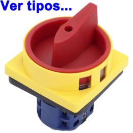 Interruptor principal con mando mecánico para elevador de coches