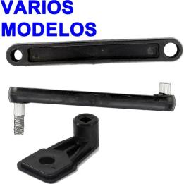 Biela de plástico para accionamiento de pedales en desmontadora de neumáticos