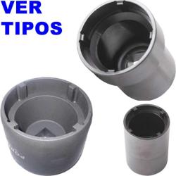 Vaso de 4 almenas interiores para mecánica en vehículo industrial