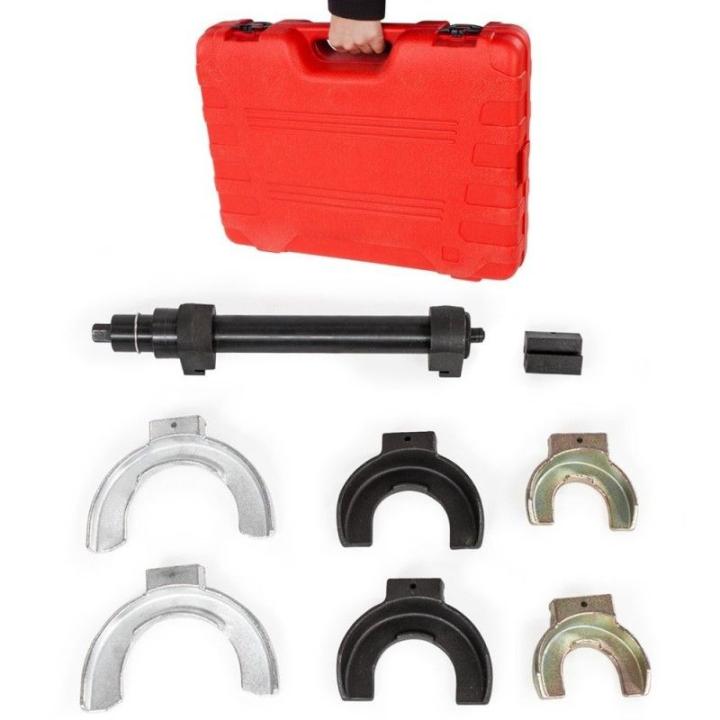 compresor de muelles mcpherson con garras intercambiables 80 a 195 mm