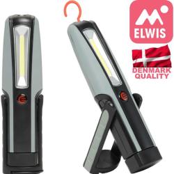 ELWIS C600. Lámpara PROFESIONAL de LED a batería. Con foco al frente y en la cabeza