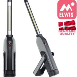 ELWIS  C610. Lámpara de taller de LED a batería para espacios reducidos.