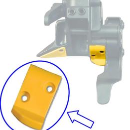Protección rectangular de nylon para uña automática de desmontadora compatible Corghi y Hunter