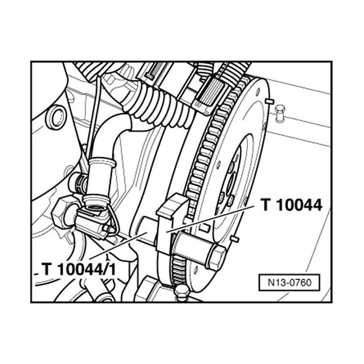Herramienta de bloqueo del volante motor para motores VAG 1.2 y 1.4 TFSI TSI