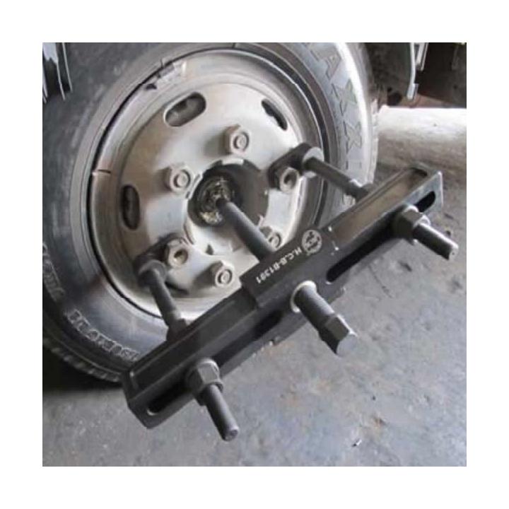 Extractor universal de bujes de rueda para camión y semirremolque