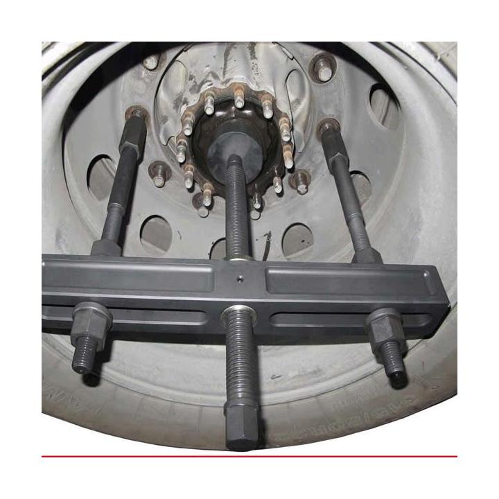 Extractor universal de bujes de rueda para camión y semirremolque