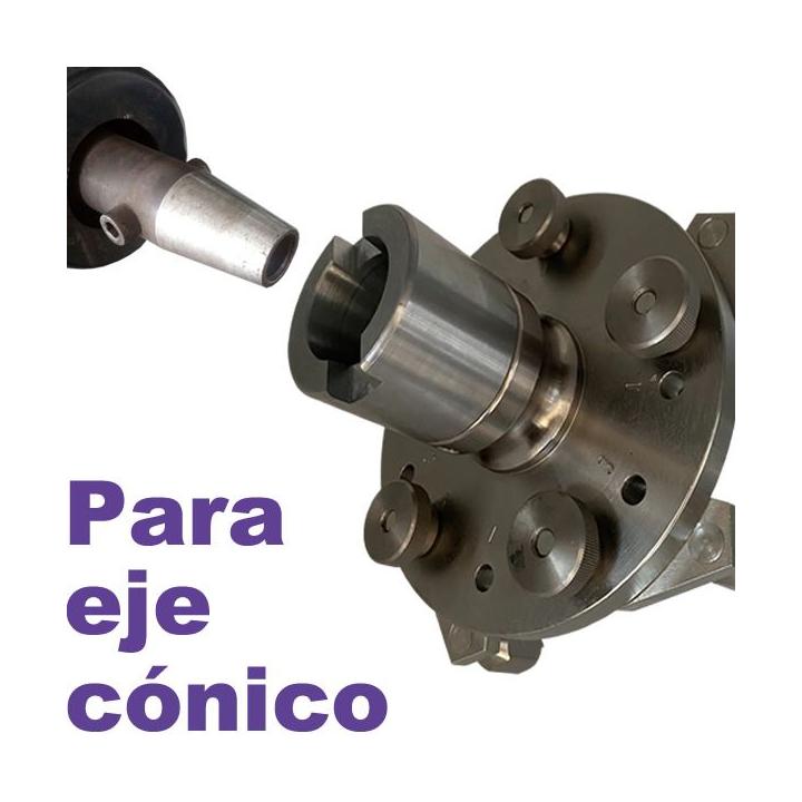 centrador llantas ciegas eje 40mm insercion conica equilibradora