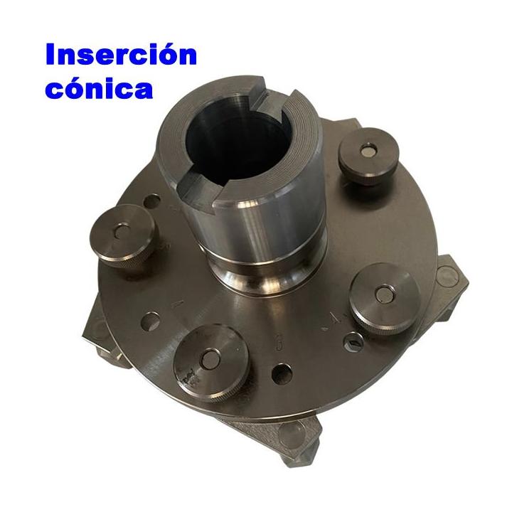 centrador llantas ciegas eje 40mm insercion conica equilibradora