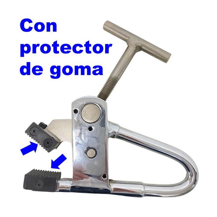Pinza metálica para desmontadora de neumático de camión