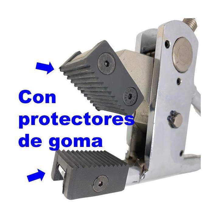 Pinza metálica para desmontadora de neumático de camión