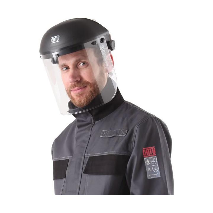 Pantalla facial de protección Arc-Flash con banda frontal para electricistas, APC 1