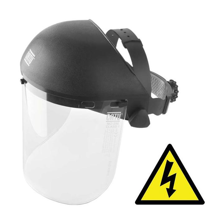 Pantalla facial de protección Arc-Flash con banda frontal para electricistas, APC 1