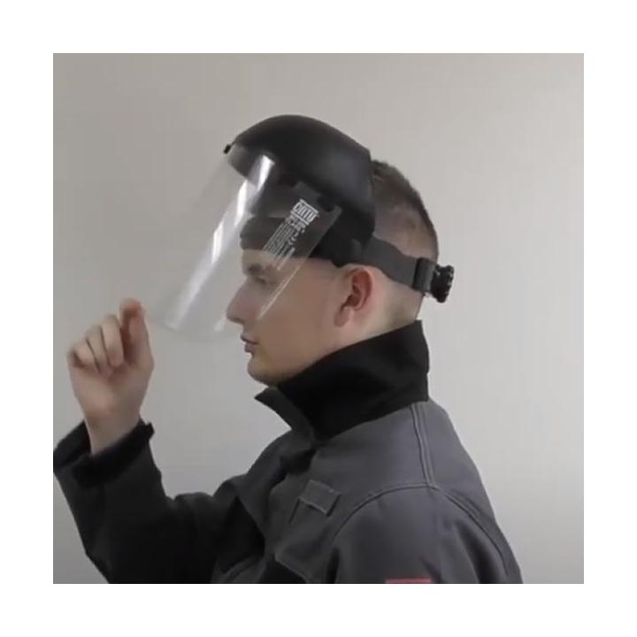 Pantalla facial de protección Arc-Flash con banda frontal para electricistas, APC 1