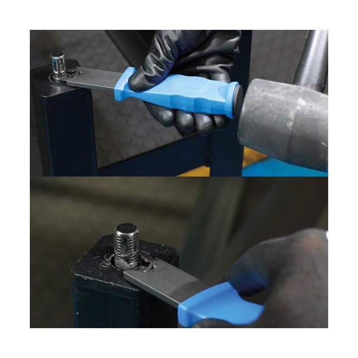 Herramienta magnética para instalar clips tipo "E" y "C"