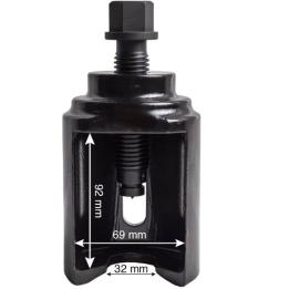 Extractor de rótulas 32 mm con ventana para vehículos comerciales y camiones ligeros