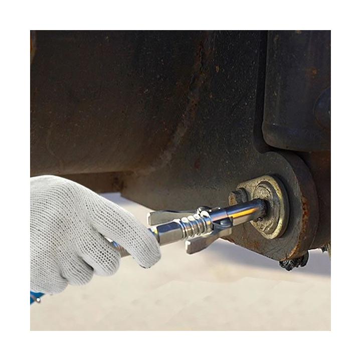 Conector rápido de engrase para pistola de grasa