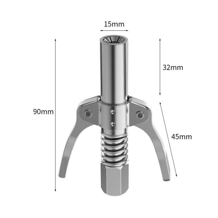 Conector rápido de engrase para pistola de grasa