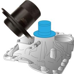 Instalador de retenes  del eje secundario o de salida de la caja de cambios Volvo FM