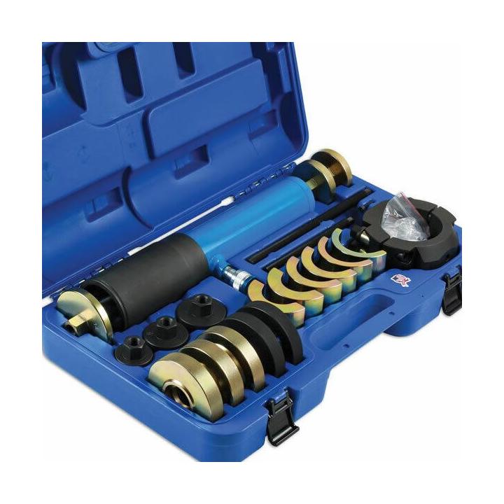 Kit de xtractor e instalador universal hidráulico de silent blocks de ballesta Volvo, Renault, Man...
