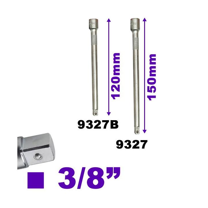 Alargaderas de 3/8", acero crv 