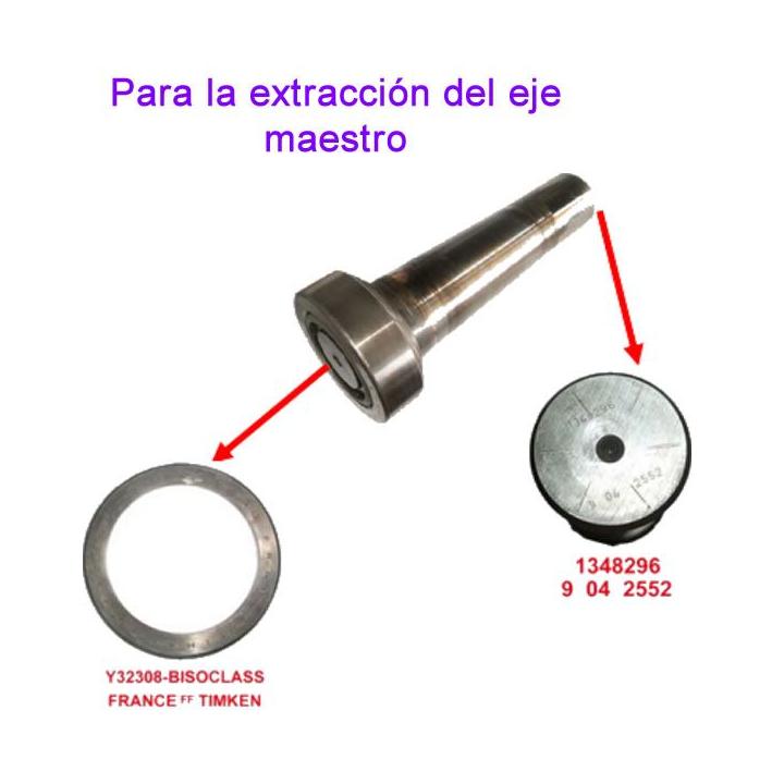 Herramienta de extracción de King Pin 25T para Scania de 10 ruedas