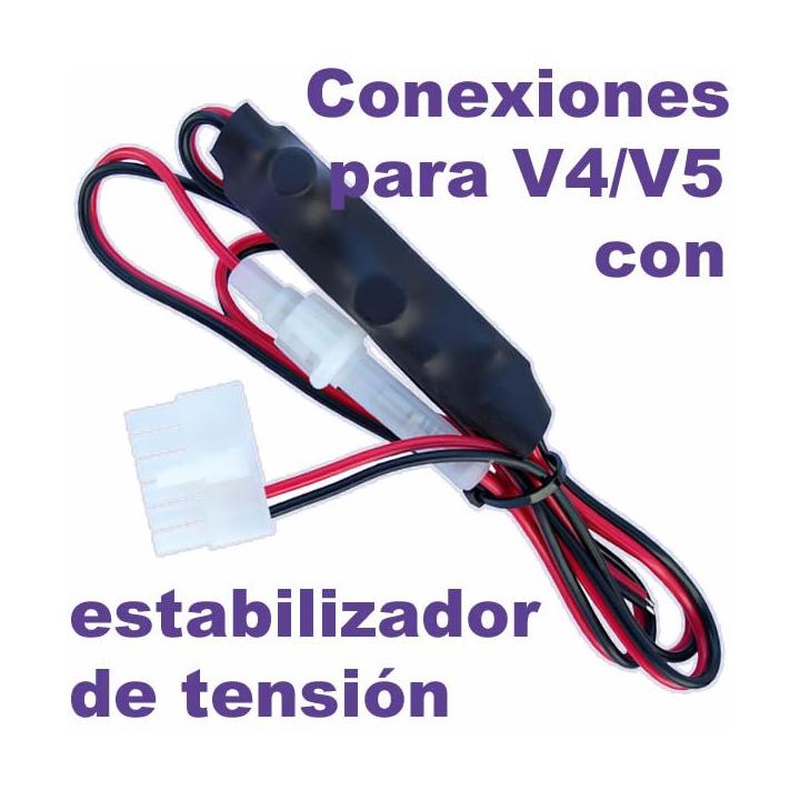 Estabilizador de tensión de 12V, con fusible, para Terratrip y Blunik