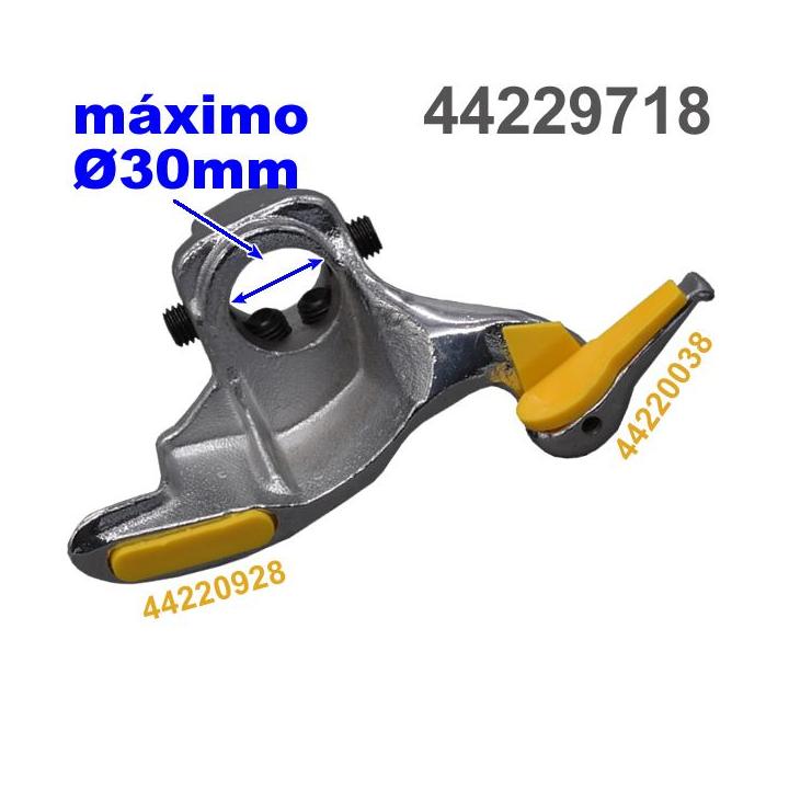 Uña de acero universal para desmontadora de neumáticos con eje de 28, 29 y 30 mm