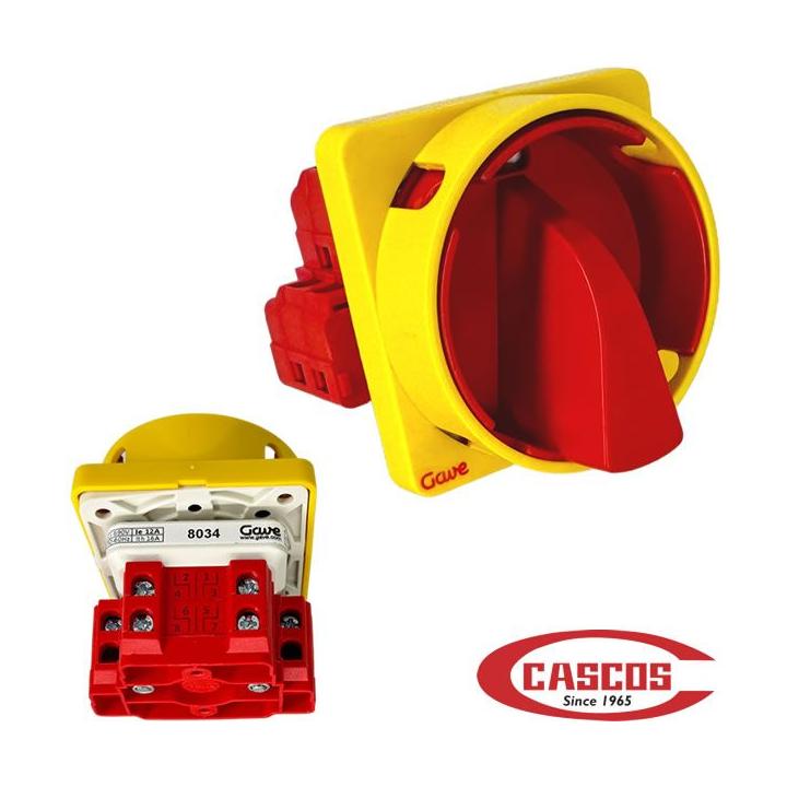 Inversor (subida/ bajada) MONOFASICO/TRIFASICO con mando mecánico para elevador de coches Cascos